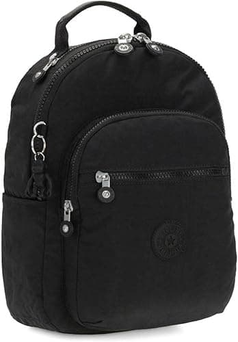Kipling Seoul S Mochila Pequeña, Black Noir (Negro)