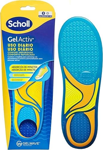 Dr. Scholl's Plantillas GelActiv Uso Diario para Mujer - Para calzado informal - Unos pies cómodos todo el día, con amortiguación mediante espuma viscoelástica y tecnología GelWave - Talla 35,5-40,5